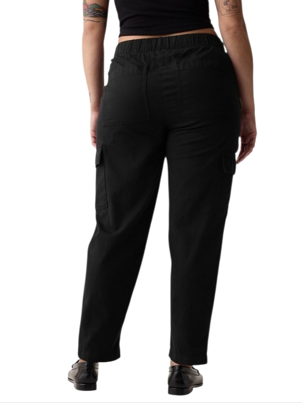 NWT GAP Black Twill Cargo Pants